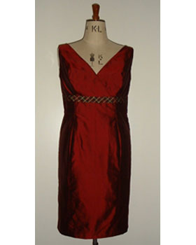 Red Silk Dress
