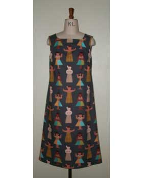 Hula Doll A line dress